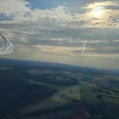 Flugwegposition um 15:49:08: Aufgenommen in der Nähe von Esslingen, Deutschland in 948 Meter